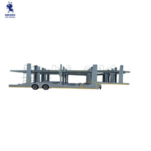 Voiture robuste SUV Transport remorquage Double pont levage hydraulique SUV transporteur de voiture/Transport benne/Lowbed camion Semi <span class=keywords><strong>remorque</strong></span> - Product Image 2