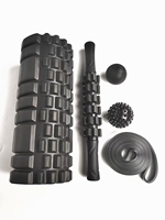 Ensemble de rouleaux en mousse 5 en 1 en gros pour un massage musculaire profond, fitness complet, yoga, bâton de massage en mousse et ballon, bande de résistance