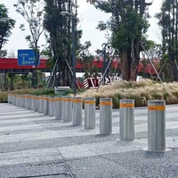 Bolardo de Acero para Estacionamiento, Separador de Vehículos y Peatones, Decorativo, de 800 mm, para Entrada de Vehículos