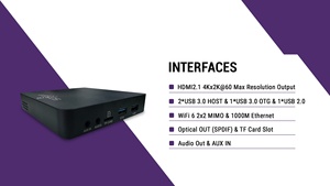 UGOOS UT8 <span class=keywords><strong>PRO</strong></span> TV BOX Android <span class=keywords><strong>11</strong></span>,0 DDR4 8GB RAM 64GB ROM RK3568 WiFi6 Reproductor multimedia BT Voice Remote UT8 4G 32G <span class=keywords><strong>VS</strong></span> AM6B Plus - Product Image 6