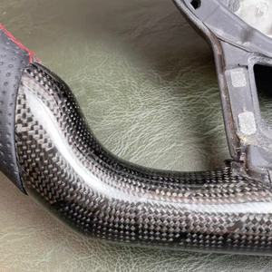 Volants en fibre de carbone noire pour Volkswagen VW <span class=keywords><strong>Golf</strong></span> 7 MK7 Golf7.5 ID5 ID6 ID7 GTI GTR Tiguan Passat - Product Image 5