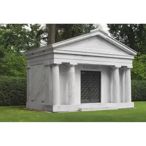 Natural Stone Large Grave Design Tombstone and Monument Funeral Cemetery Headstone Customized Family Mausoleum Tombstone