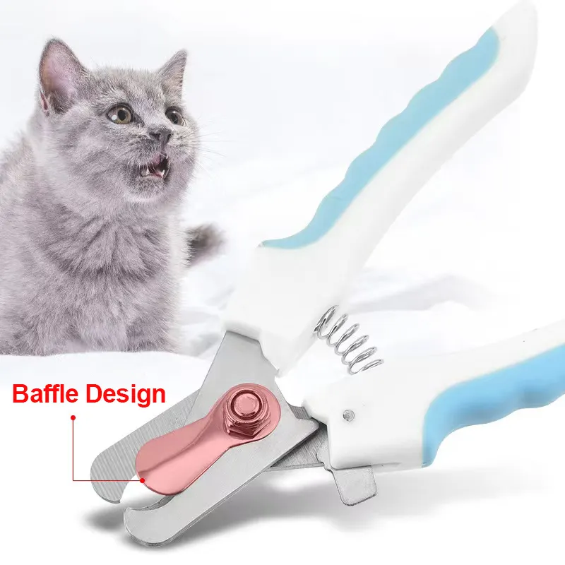 Wholesaler Cat Nail Trimmer Trapper Grooming Cutter Handle Pet Nail Clipper for Cat Dog