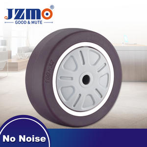 Performa OEM anpassbare 1-2 Zoll TPR Silent Single Wheel Weich gummi rollen mit Lagers chwenk platte - Product Image 1