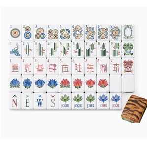 Set di Mahjong Americano di Lusso Personalizzato Modello 179 a 4 Strati - Design Moderno con Motivo Tigre - Regalo Ideale per Qualcuno - Product Image 4