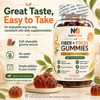 Gummies à la formule personnalisée pour la concentration et le soutien TDAH, directement de l'usine chinoise