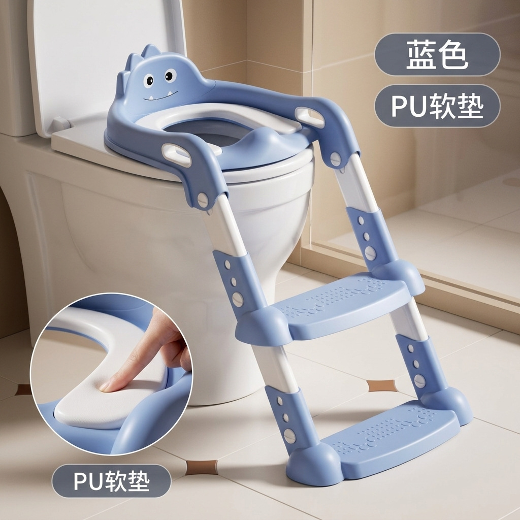 Blue PU cushion
