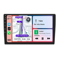Radio de Auto Doble DIN con Pantalla Táctil, Bluetooth, Carplay Inalámbrico, Android Auto, Radio FM, USB 2.1A, Carga Rápida, 10 Pulgadas