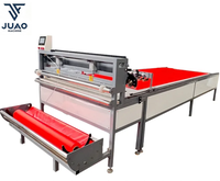 Machine à étaler les tissus JUAO, moteur haute efficacité, système de découpe automatique contrôlé par PLC, 500ps/h