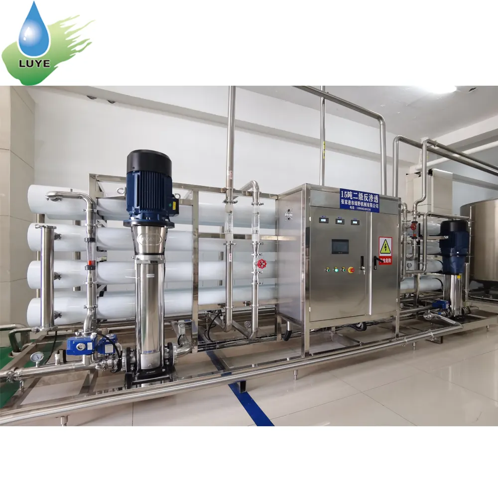 معدات معالجة المياه الصغيرة مع نظام تقطير المياه لمنطقة مصفاة مياه الشرب النفاذة من بئر عميق