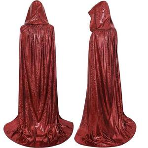 Nueva Capa Brillante de Vampiro Unisex MS, Disfraz para Actuaciones de Carnaval, Capa de Bruja de Halloween para Mujeres y Hombres - Product Image 3