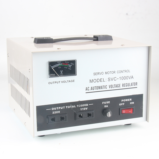SVC 1000va 1000W Single Phase Voltage Regulator Automatic Ac Voltage Regulator