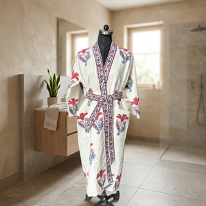 Pijamas de Moda con Cuello Alto y Manga Larga, de Spandex/Algodón, Bordados, de Secado Rápido - Product Image 3