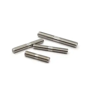 M6 M8 M10 316 Stainless Steel Screws In Aluminum For Marine Use Decking Screws Double End Threaded Stud Screw Bolt and nut