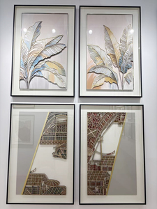 Nhà Máy giá bán buôn thiết kế khác trang trí 3D nghệ thuật trừu tượng bức tranh tường cảnh quan trang trí nội thất chạm khắc bằng gỗ nghệ thuật trang trí - Product Image 3