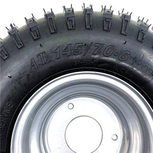 Roue de <span class=keywords><strong>quad</strong></span> de 6 pouces, pneu tout-terrain 145/70-6, compatible avec les quads de 50cc, 70cc, 110cc, roues avant ou arrière - Product Image 4