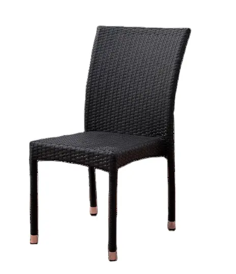 होटल के लिए राल पीई उद्यान कुर्सियों रतन विकर उद्यान कुर्सियों आउटडोर प्लास्टिक एल्यूमीनियम stackable लॉन कुर्सी