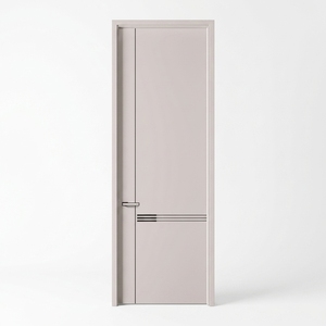 Porte intérieure <span class=keywords><strong>en</strong></span> <span class=keywords><strong>bois</strong></span> écologique minimaliste moderne <span class=keywords><strong>en</strong></span> HDF mélaminé sans formaldéhyde pour chambre à coucher - Product Image 6