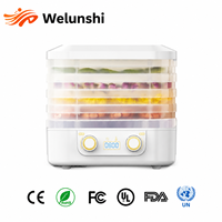 Mesin Pengering Makanan Listrik WLS-1002 OEM, Temperatur & Timer yang Dapat Disesuaikan, Logo Kustom untuk Rumah Tangga