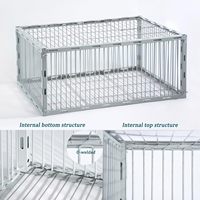 Amazon Vente Chaude Piège à Conception Anti-Évasion avec Entrée à Sens Unique Idéal Pour Pigeon Niche Piège Automatique Cage à Oiseaux