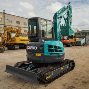 Mini-excavatrice sur chenilles Kobelco SK50SR d'occasion, 5 tonnes, d'origine japonaise, compacte, bon état, faible nombre d'heures de fonctionnement, à vendre - Product Image 1