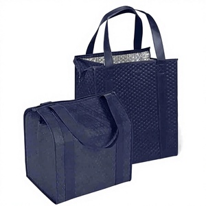 Bolsa Térmica Moderna Reutilizable para Alimentos, de Tela No Tejida, con Cierre de Cremallera y Diseño de Letras, Gran Capacidad, para Almuerzo - Product Image 2