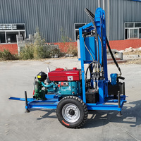 Rig Pengeboran Diesel Tipe Crawler Heavy Duty 35HP Kapasitas Maksimum 260M Performa Handal Rig Pengeboran Sumur Air Dalam
