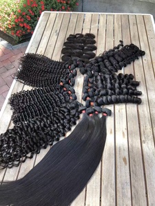 Hair <strong>Bundle</strong> and Frontals Closures <strong>Deals</strong> Wholesale Virgin Bone Straight Human Hair Weave Suppliers in South Africa Brazilian Hair - Product Image 5