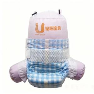 ผ้าอ้อมเด็กแบบใช้แล้วทิ้ง ยี่ห้อ OEM ผลิตตามสั่ง แบรนด์ส่วนตัว พิมพ์ลาย ซึมซับดีเยี่ยม เนื้อผ้านุ่ม ป้องกันการรั่วซึมแบบ 3 มิติ - Product Image 2