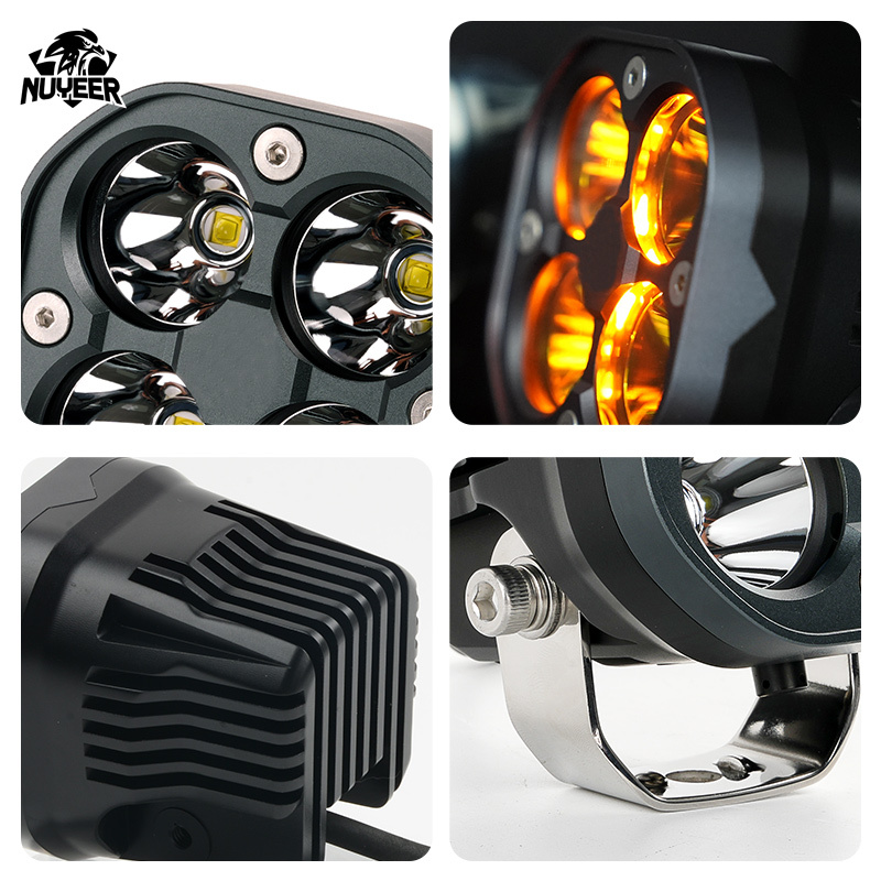 3 Inch 46W Spot Flood Combo LED Work Light 12V 24V Auxiliary Headlight Fog Light DRL for Car Truck 4x4 Off Road ATV Motorcycle