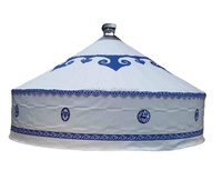 Yurte de luxe en toile de Mongolie, résistante aux UV, pour toutes les saisons