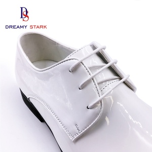 Chaussures blanches brillantes en cuir véritable, logo personnalisé, confortables à lacets, pour l'automne, formelles ou décontractées, de haute qualité, fabriquées à la main en Italie, légères pour mariage - Product Image 6