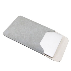Hecho a mano impermeable de la PU de cuero bolsa <span class=keywords><strong>para</strong></span> 11,<span class=keywords><strong>6</strong></span> de 13,3 de <span class=keywords><strong>15</strong></span>,4 ordenador portátil caso manga - Product Image 3