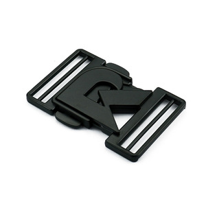 Buckle Adjustable <b>Webbing</b> Buckle 40mm Inner Diameter Zinc Alloy Black For Clothing Bags Backpacks School Bags - Product Image 3