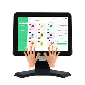 Système d'écran tactile POS industriel avec écran tactile LED PCAP de 9,7 pouces, ordinateur de bureau, petit moniteur POS numérique avec support - Product Image 1