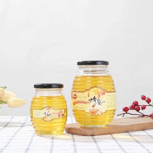 Tarro de Miel de Vidrio en Forma de Panal de Abeja, Diferentes Tamaños, Producción de Fábrica, Venta al por Mayor - Product Image 3
