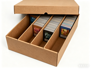 Hot Sell Trading <strong>Card</strong> <strong>Storage</strong> <strong>Box</strong> Cardboard Collector Case With Divider Sorting Tray For TCG Sports <strong>Cards</strong> Bulk Packaging - Product Image 2