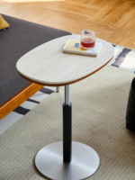 Table basse moderne de style européen, réglable, portable, pour salon, avec plateau en marbre, vente en gros par le fabricant