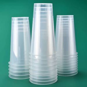 Vasos de Plástico Desechables Transparentes de 16 oz, Ecológicos, con Tapas para Fiestas, Logotipo Personalizado Impreso, 90 mm de Diámetro, para Té de Burbujas, Bebidas Frías - Product Image 1
