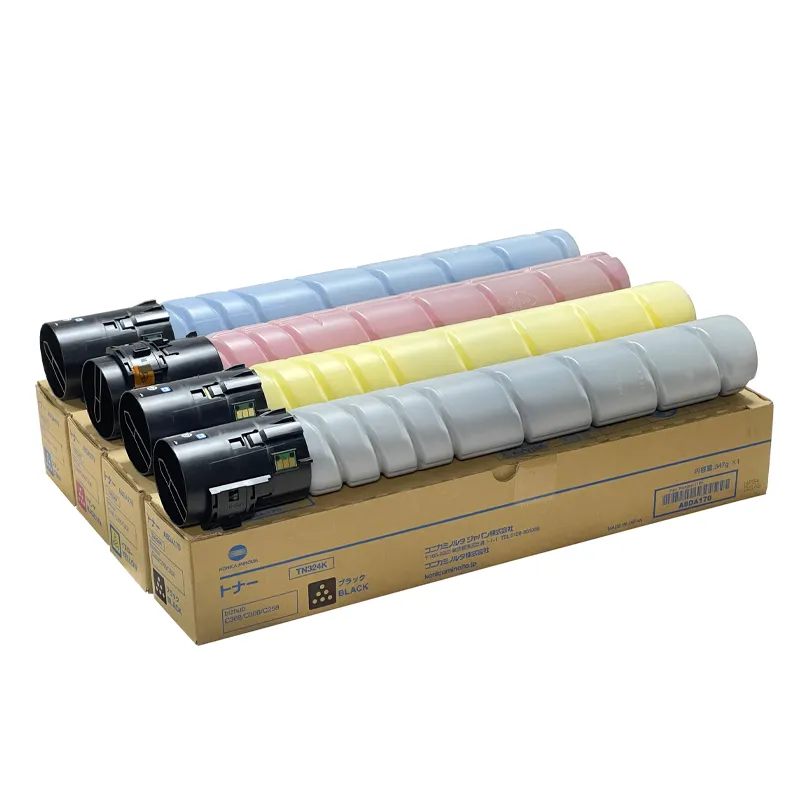 Konica Minolta Bizhub 324 C308 C368 C458 C558 c324 orijinal Toner kartuşları için orijinal TN324