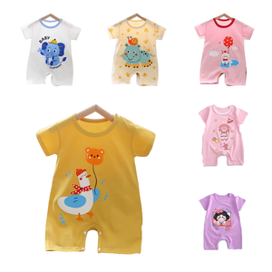 Vêtements d'occasion originaux de marque pour nouveau-né, barboteuse d'été, vêtements en boîte rares, ropa de bebe y niña, combinaison en coton pour bébé en gros - Product Image 5