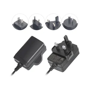 Adattatore di alimentazione Ac/Dc caricabatterie Uk Us Eu Aus presa a muro 5V 9V 12V 24V 0.5A 1.5A 2A 2.5A 3A Ac Dc adattatore di alimentazione per Led