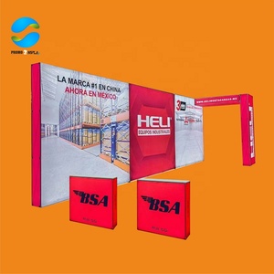 Stand de salon professionnel portable 10*20 pieds avec équipement d'affichage de bannière facile à installer pour les salons professionnels avec vitrine interne - Product Image 1