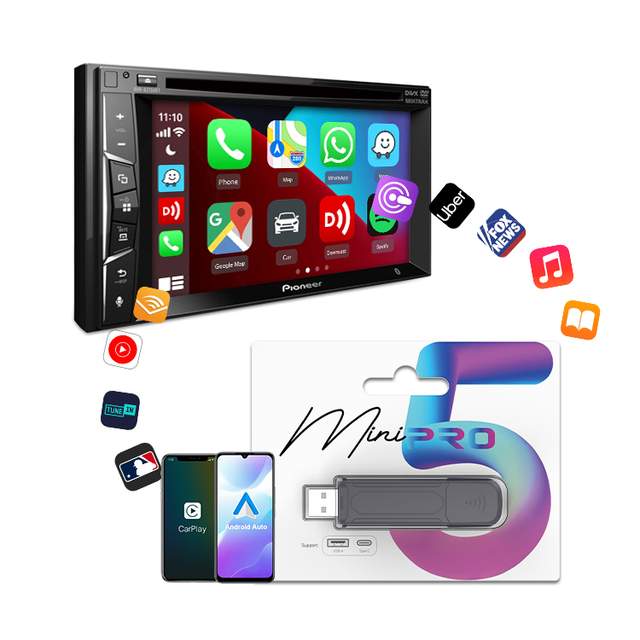 Multimedia Fast Connect Mini Se Pro Original Control Wired to Wireless Carplay Android Auto Adapter Usb Car Play Ai Box for Car