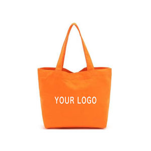 Sac fourre-tout de grande capacité, design personnalisé, résistant, en toile recyclée naturelle, avec logo personnalisé - Product Image 1