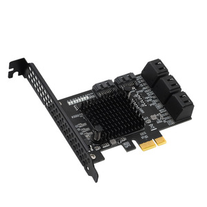 <span class=keywords><strong>Carte</strong></span> d'extension <span class=keywords><strong>de</strong></span> disque dur SATA 8 ports PCI-E vers SATA X1 pour ordinateur <span class=keywords><strong>de</strong></span> bureau, adaptateur <span class=keywords><strong>de</strong></span> lecteur SSD intégré, marque OEM, garantie <span class=keywords><strong>de</strong></span> 90 jours - Product Image 3