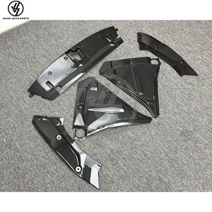 Couvre-moteur en fibre de carbone sèche style OEM, 5 pièces pour Nissan GTR R35 2008-2018, kit de carrosserie pour habillage du compartiment moteur, pièces automobiles - Product Image 4