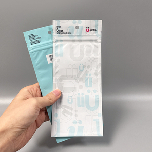 Sacs Ziplock Personnalisés en Mylar Transparent avec Fermeture Éclair sur 3 Côtés pour Cosmétiques et Pinceaux de Maquillage - Product Image 5