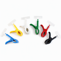 Porte-étiquettes de prix coloré pour supermarché HHMC-7, clip d'affichage POP, cadre pour étiquette de rayon