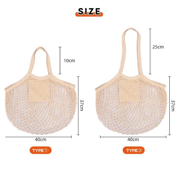 Eco Friendly Portable Reusable Vegetable Fruit String Bag